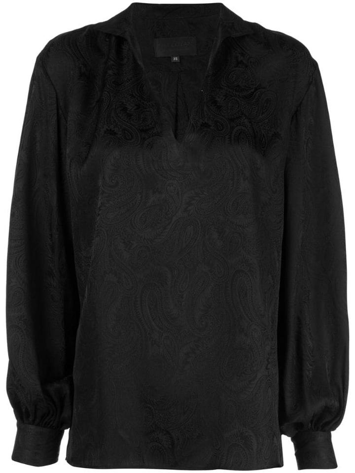 Nili Lotan Paisley-print Blouse - Black