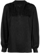 Nili Lotan Paisley-print Blouse - Black