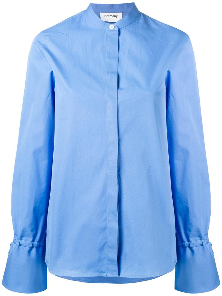 Clemence Shirt - Women - Cotton - Xs, Blue, Cotton, Harmony Paris