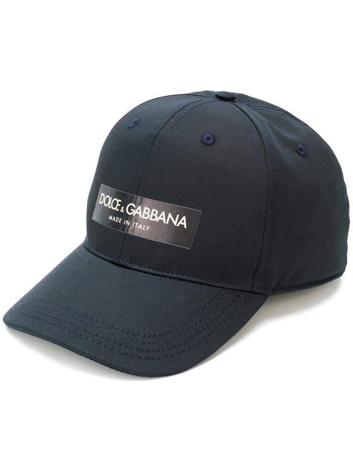 Dolce & Gabbana Logo Cap - Blue