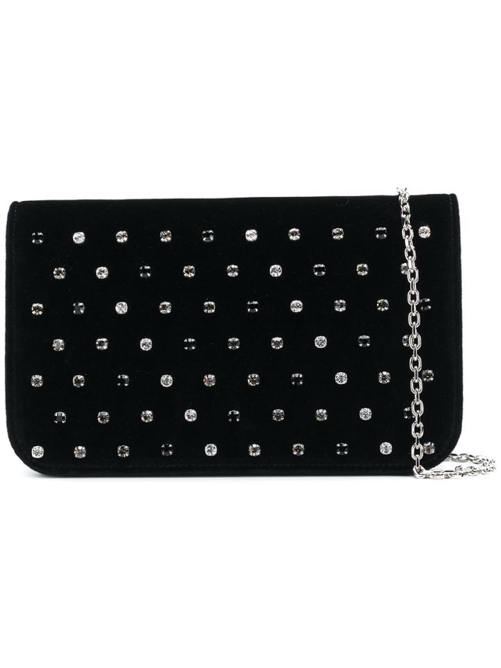 Red Valentino Embellished Shoulder Bag - Black