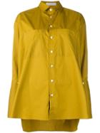 Palmer / Harding Asymmetric Hem Shirt - Green