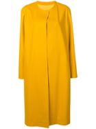 Liska Yarden Long Cashmere Coat - Yellow