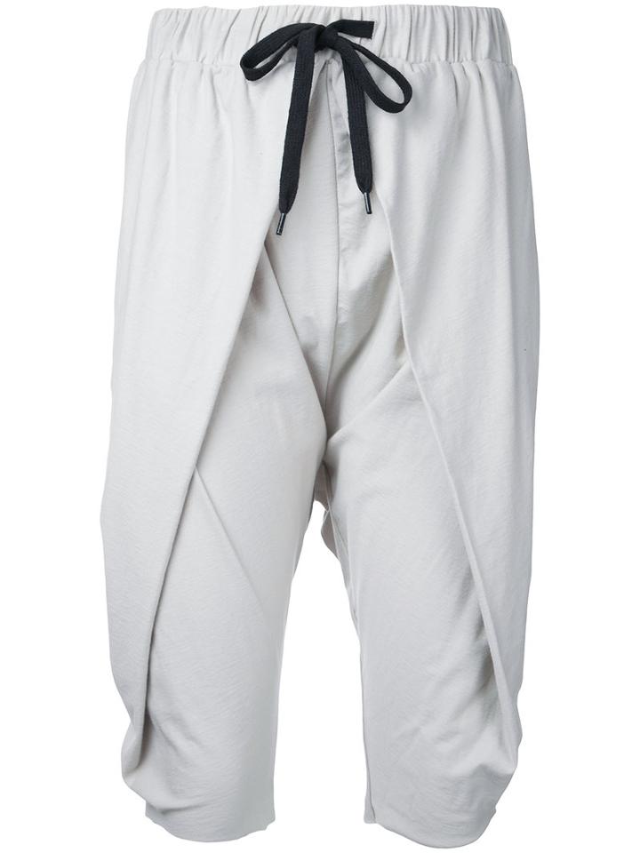 First Aid To The Injured - Calamus Shorts - Women - Cotton - 5, Women's, Grey, Cotton