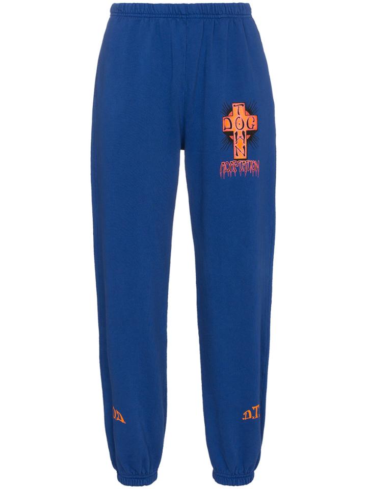 Adaptation Logo Print Track Pants - Blue
