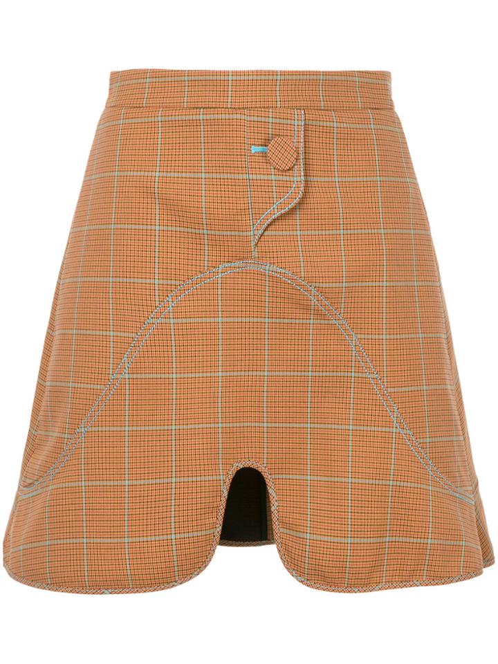 Ellery Milky Way Mini Skirt - Yellow & Orange