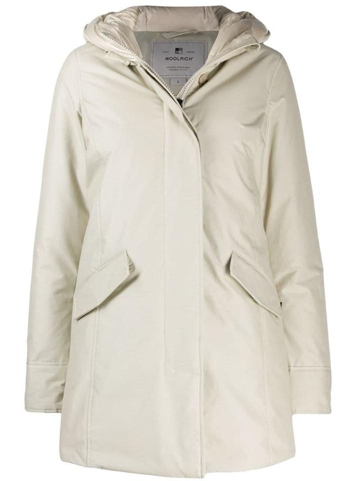 Woolrich Padded Parka Coat - White