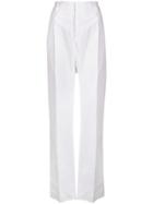 Mm6 Maison Margiela Straight-leg Trousers - White