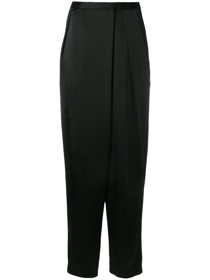 Stella Mccartney Pleated Waist Trousers - Black