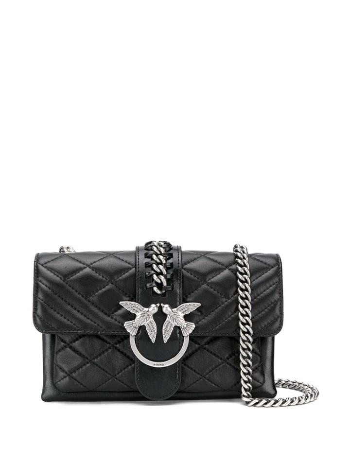 Pinko Mini Love Soft Mix Bag - Black