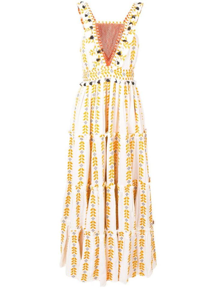 Dodo Bar Or Alicia Tiered Dress - Yellow