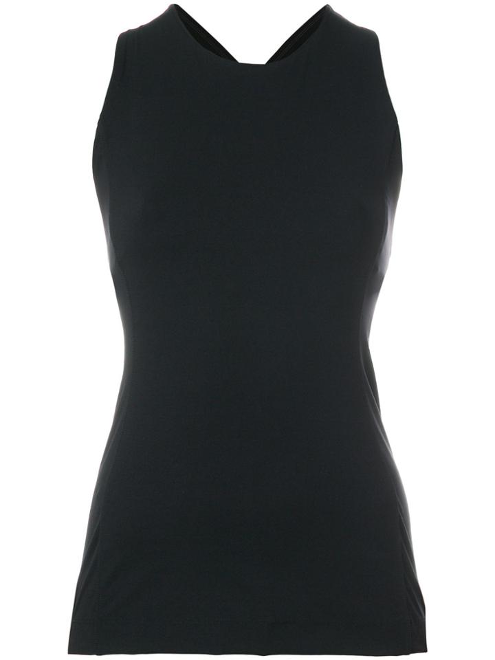 No Ka' Oi Cross Back Tank Top - Black