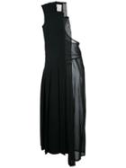 Comme Des Garçons Pre-owned Laser Cut One-shoulder Dress - Black