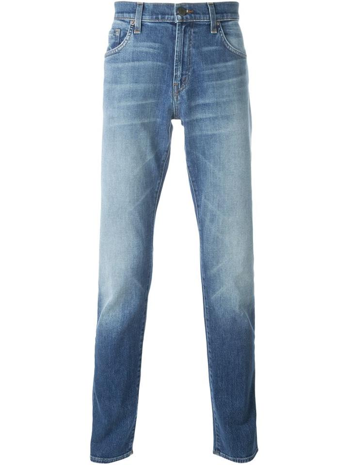 J Brand 'tyler' Slim Fit Jeans, Men's, Size: 34, Blue, Cotton/spandex/elastane
