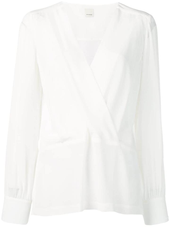 Pinko Surplice Top - White