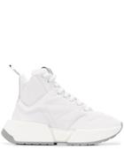 Mm6 Maison Margiela Chunky High Top Sneakers - White