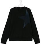 Diesel Kids Star Embellished Sweatshirt - Black