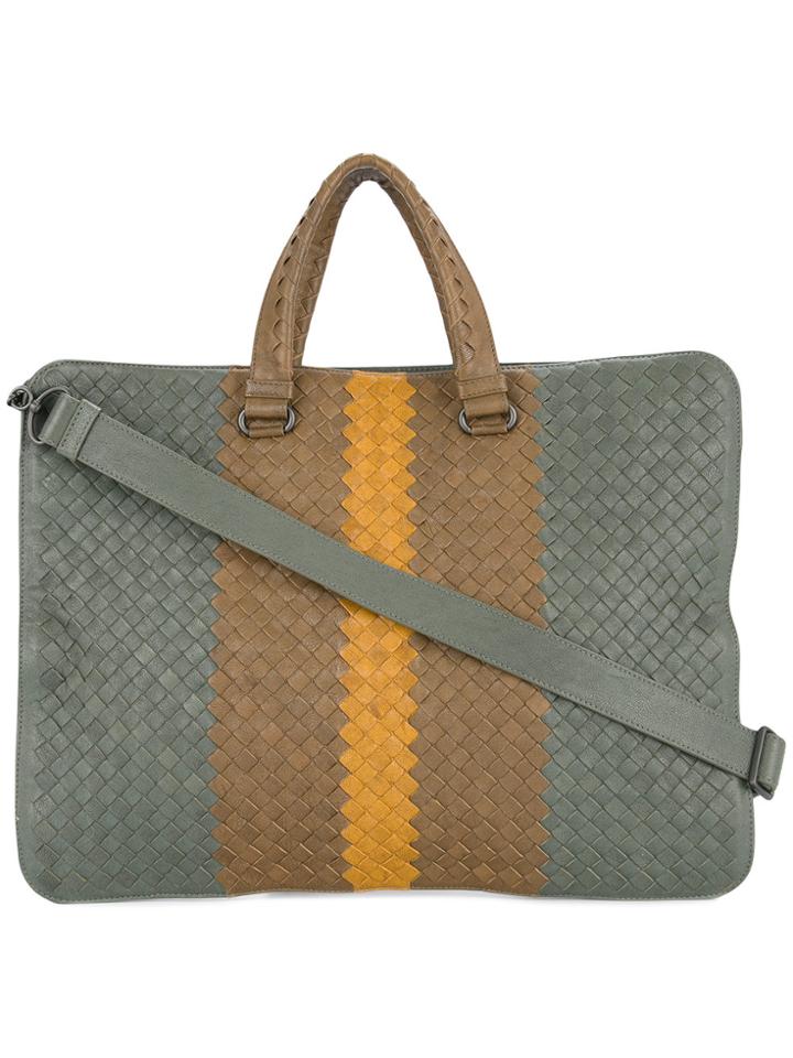 Bottega Veneta Vintage Intrecciato 2way Handbag - Multicolour