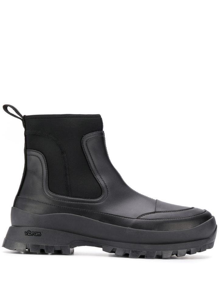 Stella Mccartney Chunky Slip-on Boots - Black