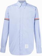 Thom Browne Striped Sleeve Shirt - Blue