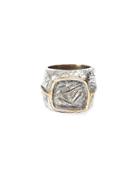 Tobias Wistisen Bronze Square Ring - Metallic