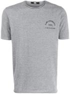 Karl Lagerfeld Knitted Crew Neck T-shirt - Blue