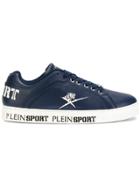 Plein Sport Tiger Logo Sneakers - Blue
