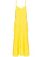 Mara Hoffman Diana Button Down Maxi Dress - Yellow