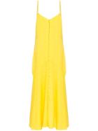 Mara Hoffman Diana Button Down Maxi Dress - Yellow