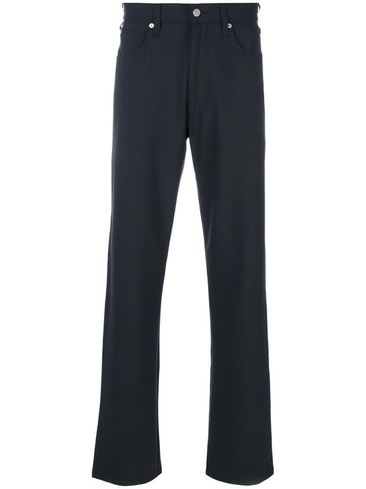 Armani Jeans Five Pocket Trousers - Blue