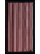 Prada Striped Terry Beach Towel - Black