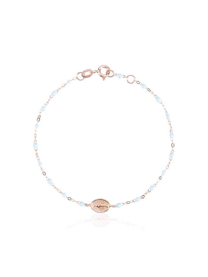 Gigi Clozeau Virgin Mary Beaded Bracelet - Metallic