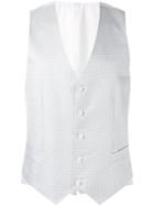 Canali - Micro Design Waistcoat - Men - Silk/cupro - 54, Nude/neutrals, Silk/cupro