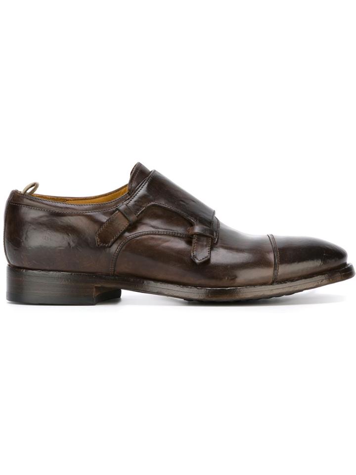 Officine Creative Monk Strap Shoes - Brown