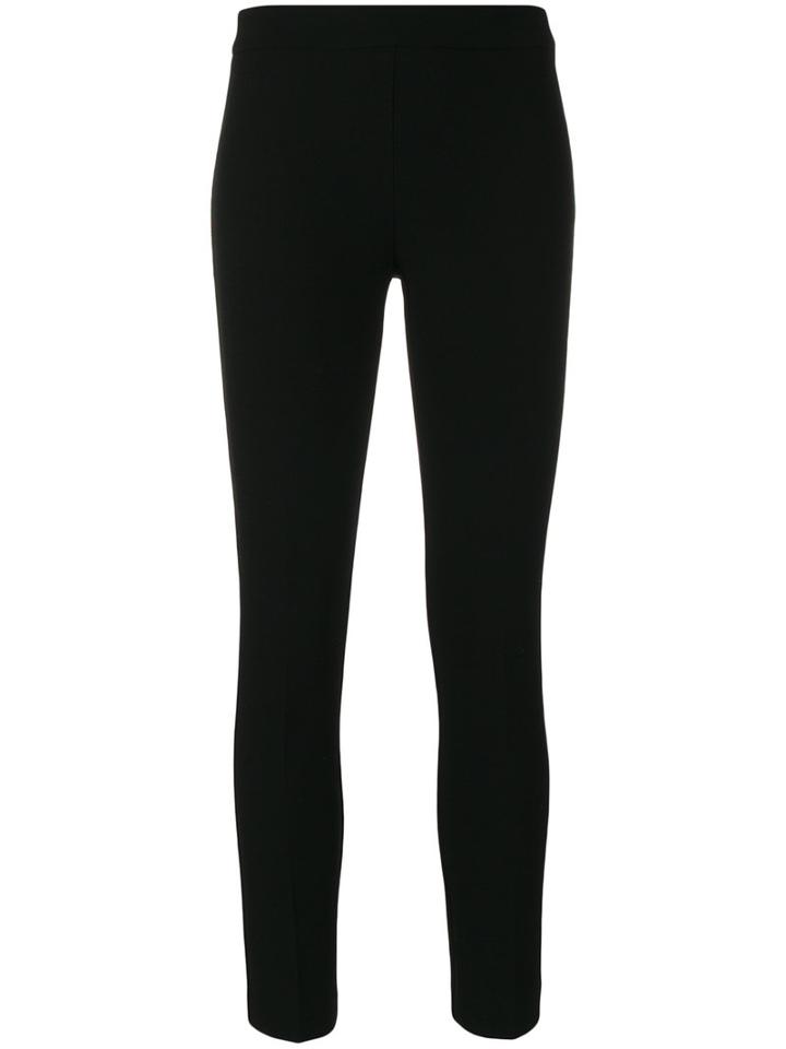 P.a.r.o.s.h. - Slim-fit Cropped Tailored Trousers - Women - Polyamide/spandex/elastane/wool - Xl, Black, Polyamide/spandex/elastane/wool