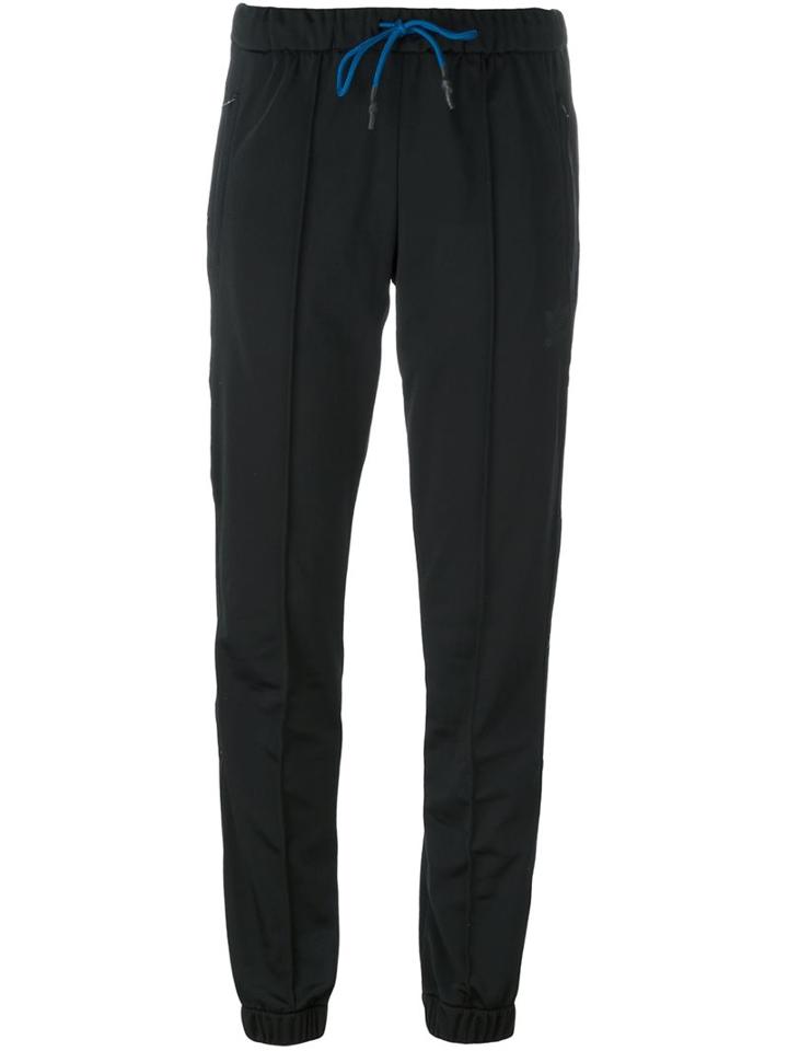 Adidas Originals Drawstring Track Pants, Women's, Size: 40, Black, Polyester