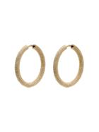 Carolina Bucci Dappled 18k Gold Hoop Earrings