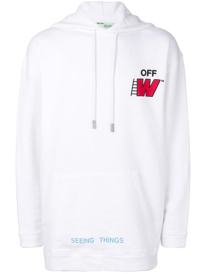 Off-white Branded Hoodie