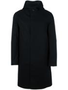 Mackintosh Hooded Coat, Men's, Size: 40, Blue, Cotton/wool