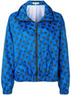Kenzo Wavy Dots Windbreaker Jacket - Blue