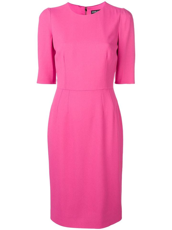 Dolce & Gabbana Classic Pencil Dress - Pink