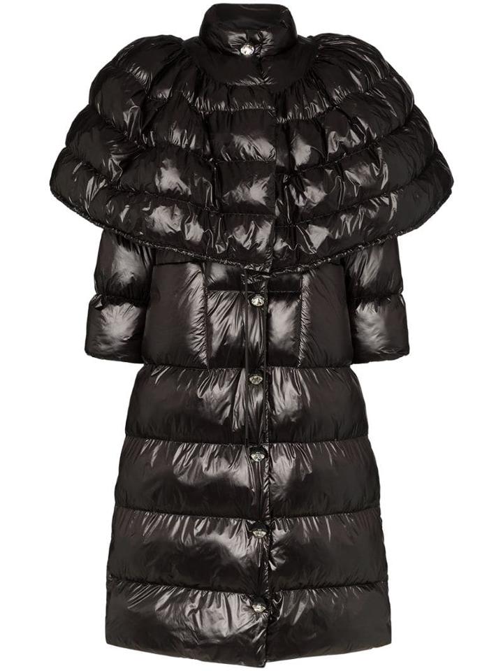 Christopher Kane Cupcake Tiered Puffer Coat - Black
