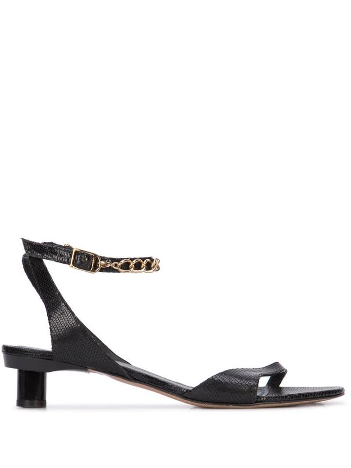 Tibi Nathan Sandals - Black