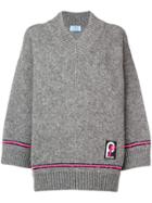 Prada Oversized Knitted Sweater - Grey