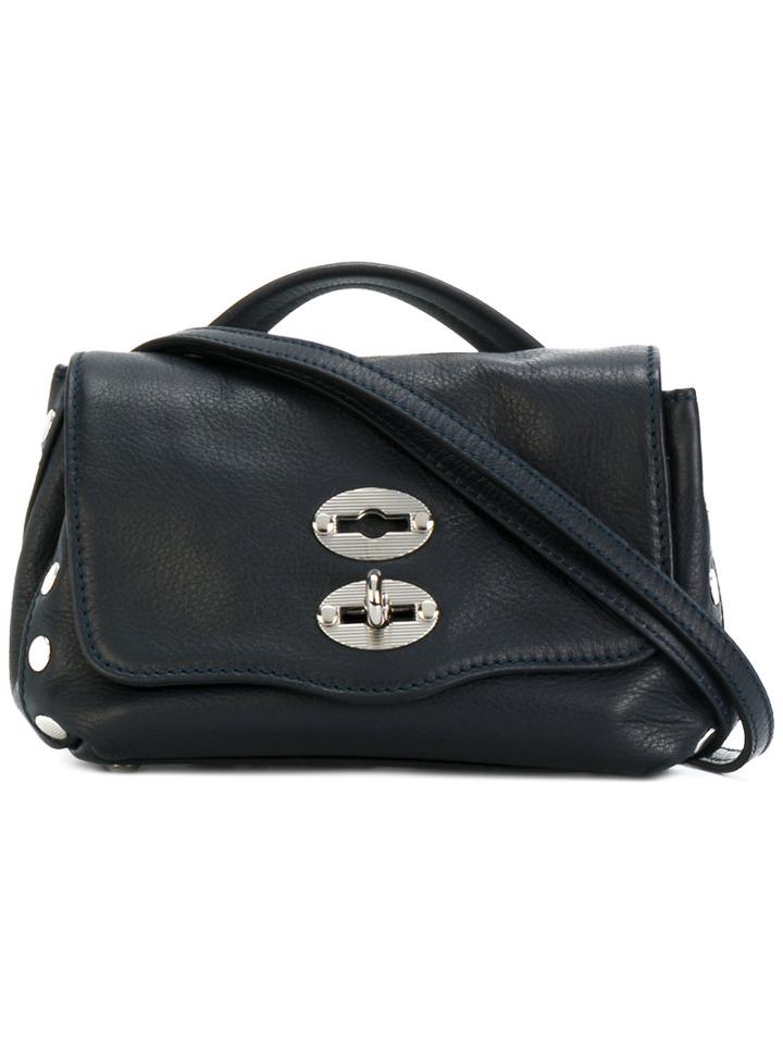 Zanellato - Postina Crossbody Bag - Women - Calf Leather - One Size, Blue, Calf Leather