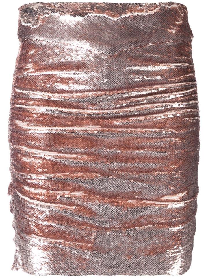 Iro Sequin Mini Skirt - Gold
