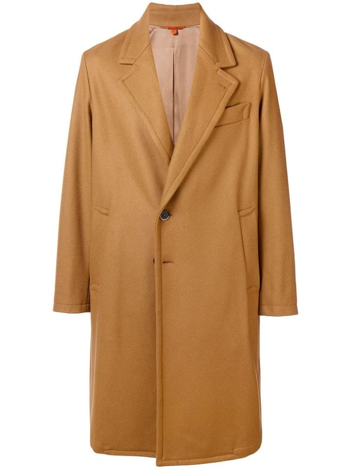Barena Boxy Single-breasted Coat - Brown