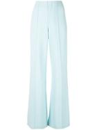 Alice+olivia Dylan High Waisted Trousers - Blue