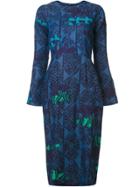 Maki Oh Adire Camouflage Dress - Blue