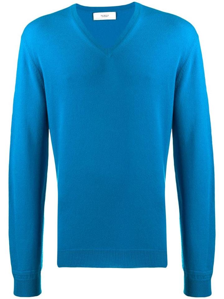 Pringle Of Scotland V-neck Sweatshirt - Blue